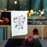 He See's You Drinking - Funny Christmas Santa Kitchen Towel